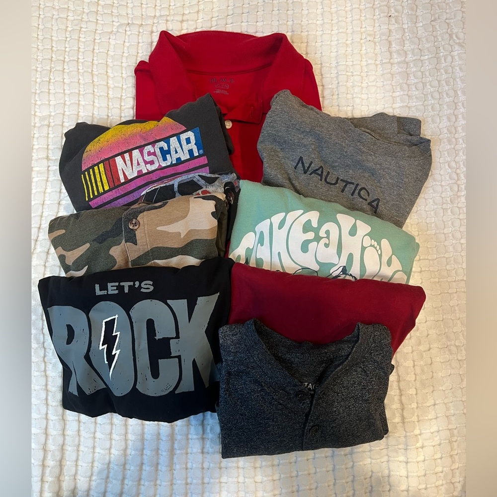 Boys Size (10-12) Long Sleeve T-Shirt Bundle